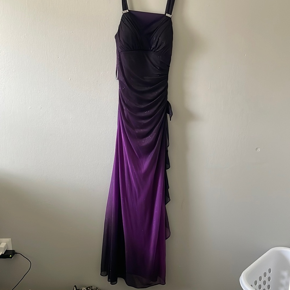 Purple ombré dress